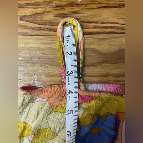 Billabong Floral Cinch Tie Tank Top - Picture 11 of 13